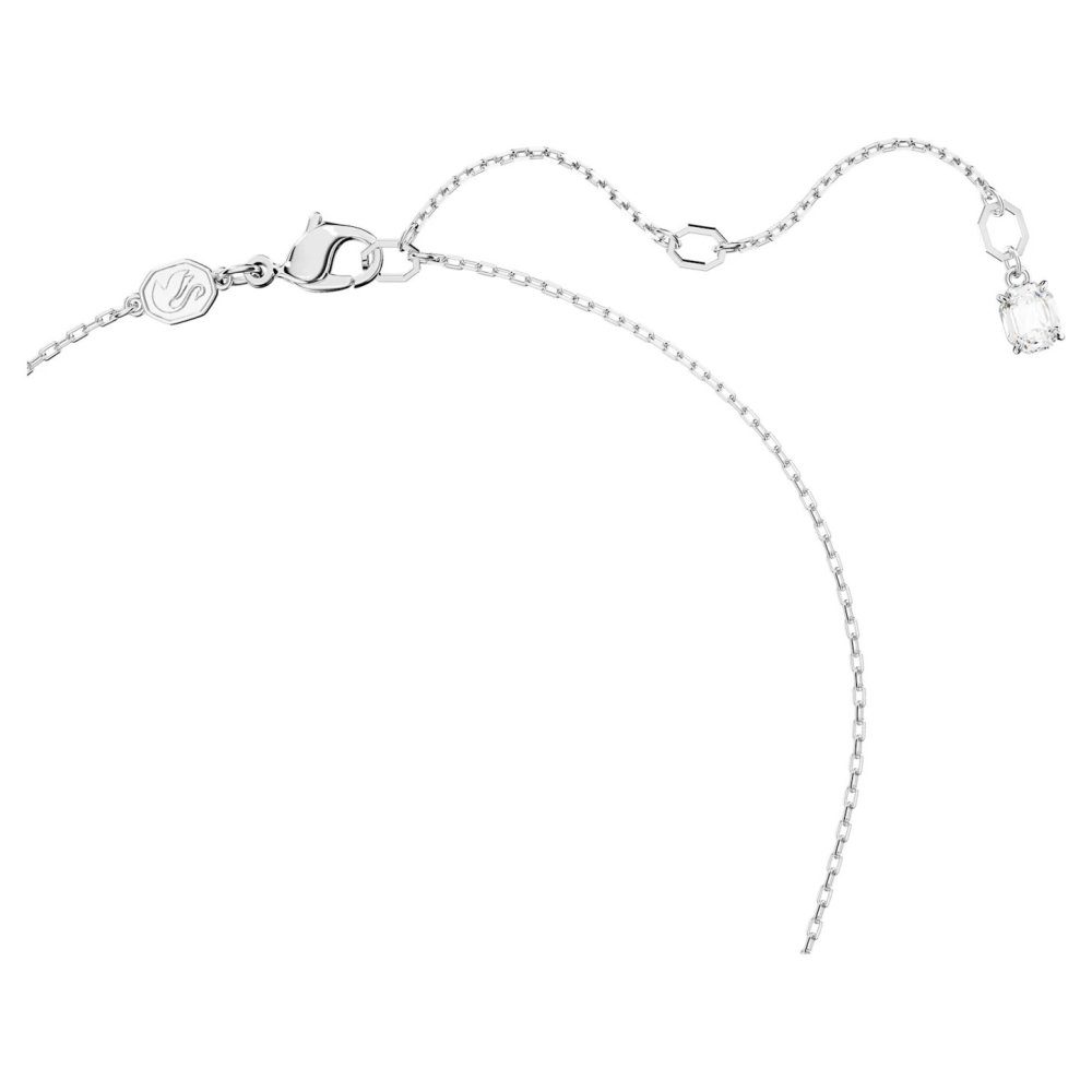 Swarovski Silver Dextera Interlocking Loop Necklace