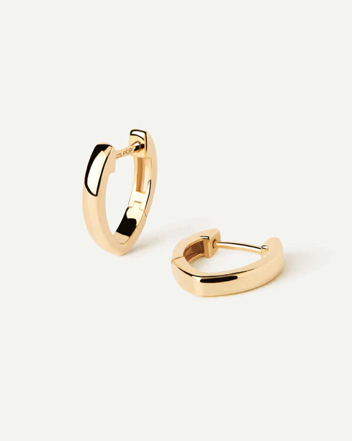 PDPAOLA Gold Duke Hoops