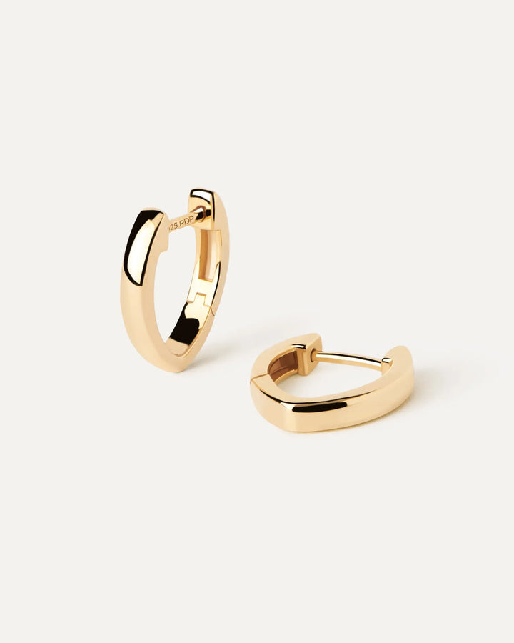 PDPAOLA Gold Duke Hoops