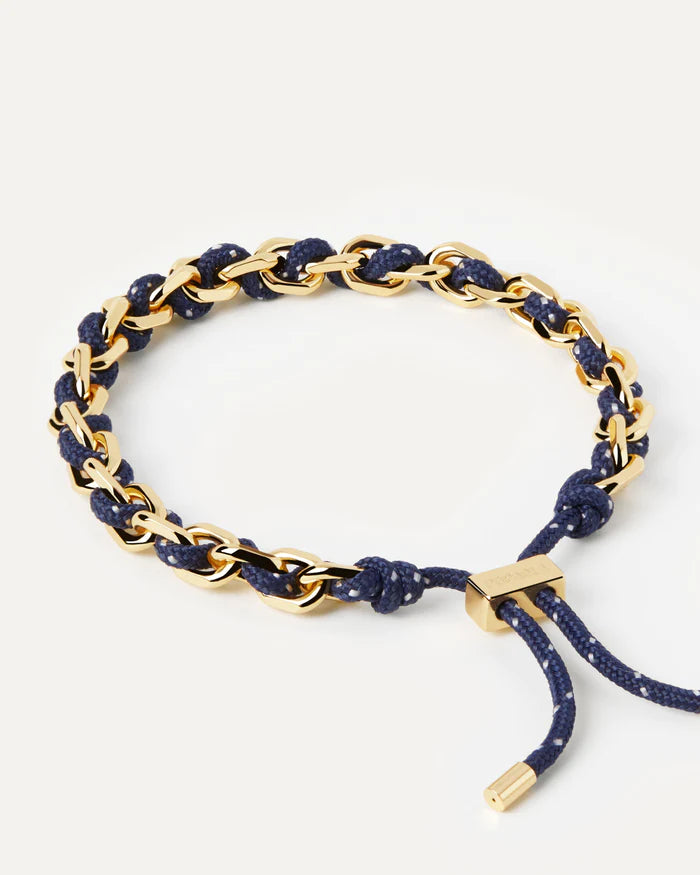 PDPAOLA Gold Midnight Adjustable Rope Bracelet