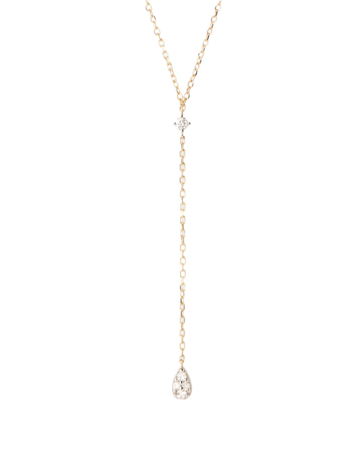 PDPAOLA 18ct Solid Gold Diamond Lagoon Necklace