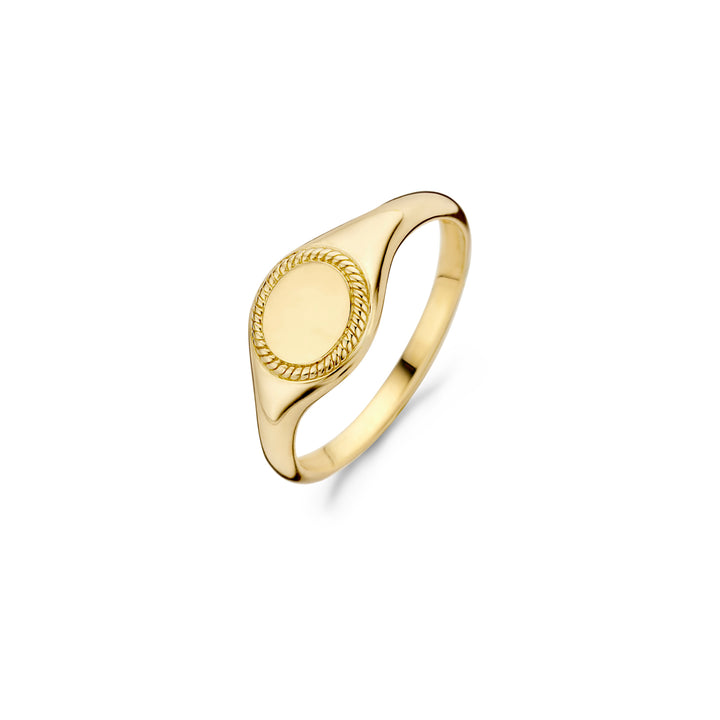 Blush 14ct Solid Gold Signet Ring