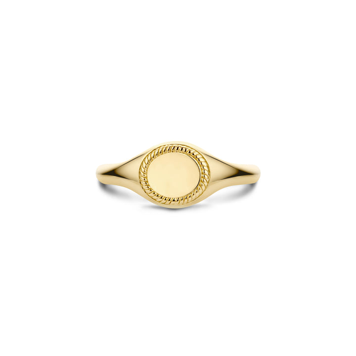 Blush 14ct Solid Gold Signet Ring