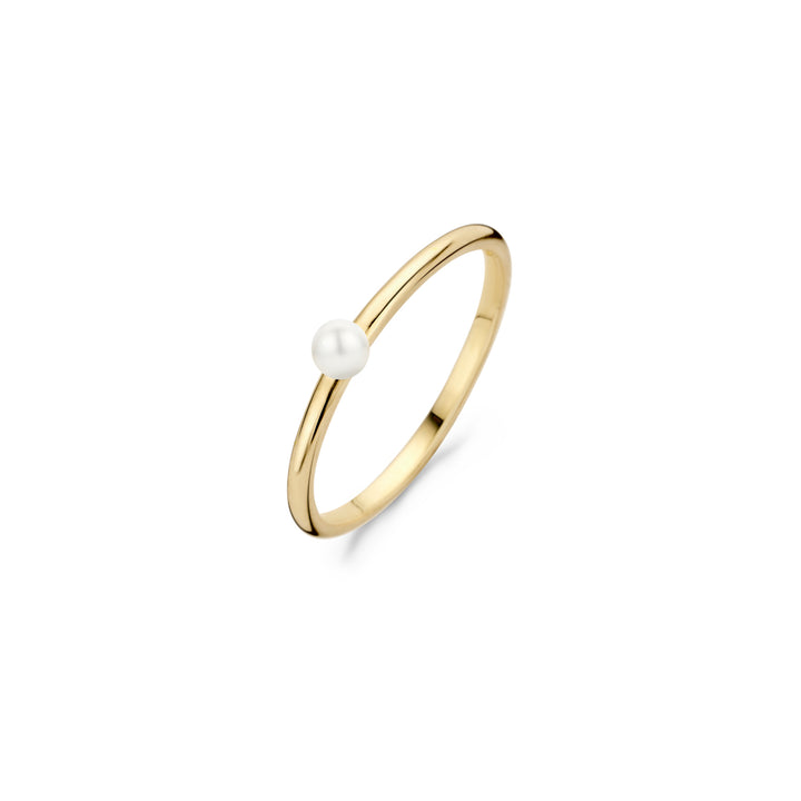 Blush 14ct Solid Gold Mini Pearl Ring