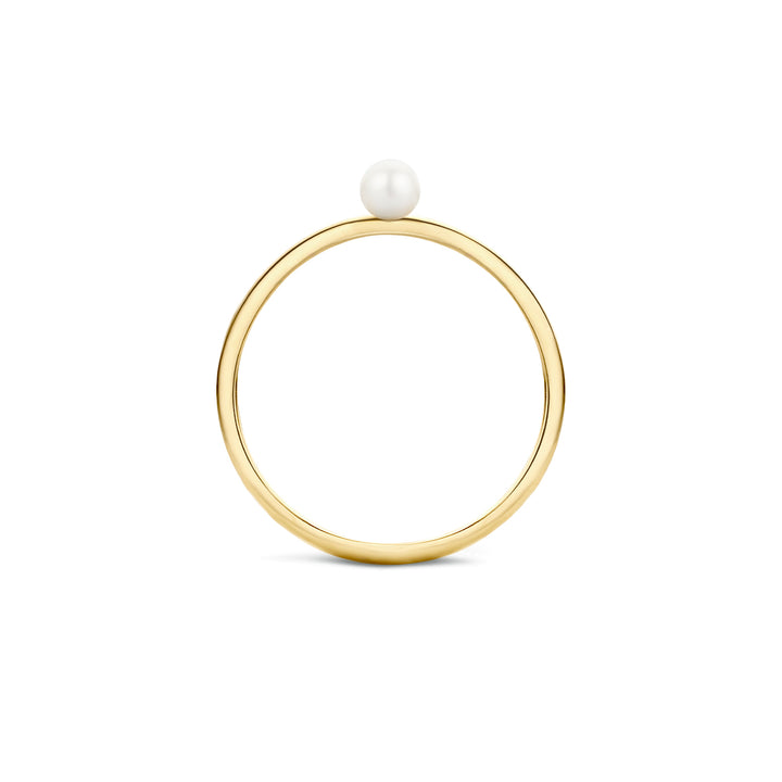 Blush 14ct Solid Gold Mini Pearl Ring