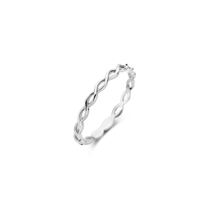 Blush 14ct Solid White Gold Ring