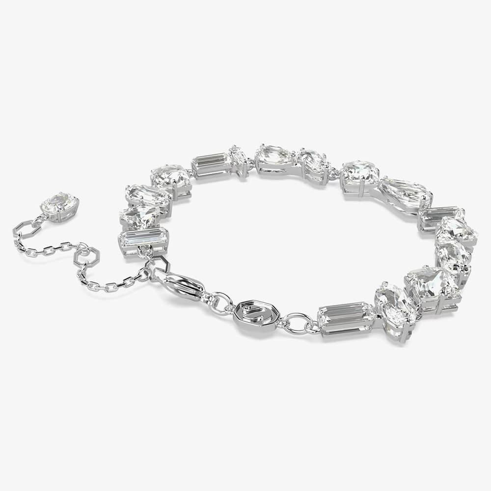 Swarovski Silver Mesmera Mixed Cuts Bracelet