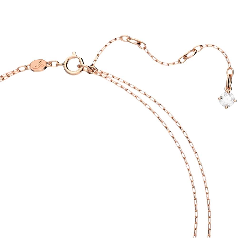 Swarovski Rose Gold Millenia Layered Pink Necklace