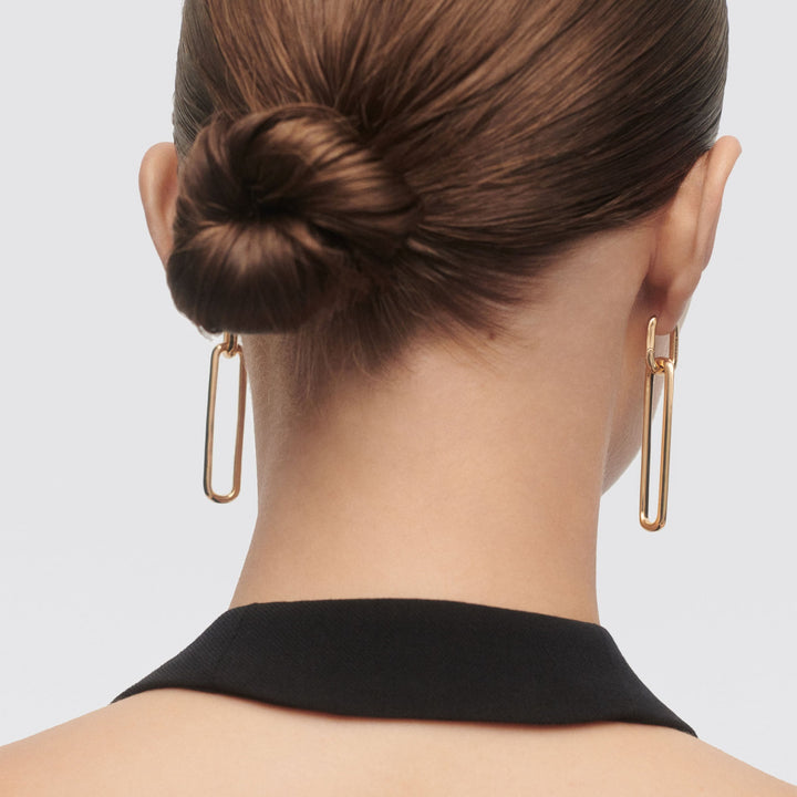 PDPAOLA Gold Rodeo Drop Earrings