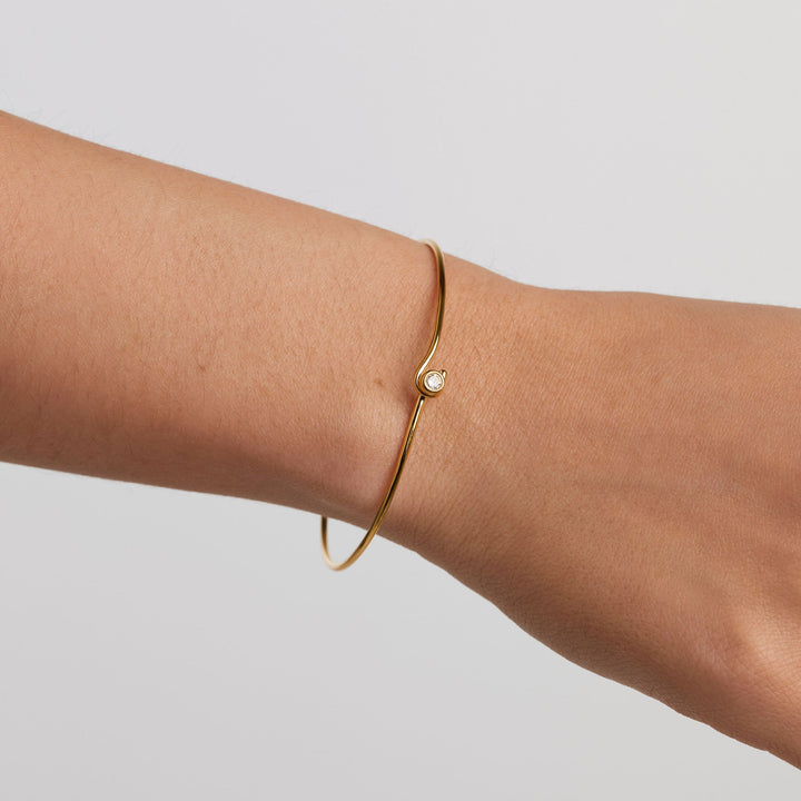 PDPAOLA Gold Siena Bangle