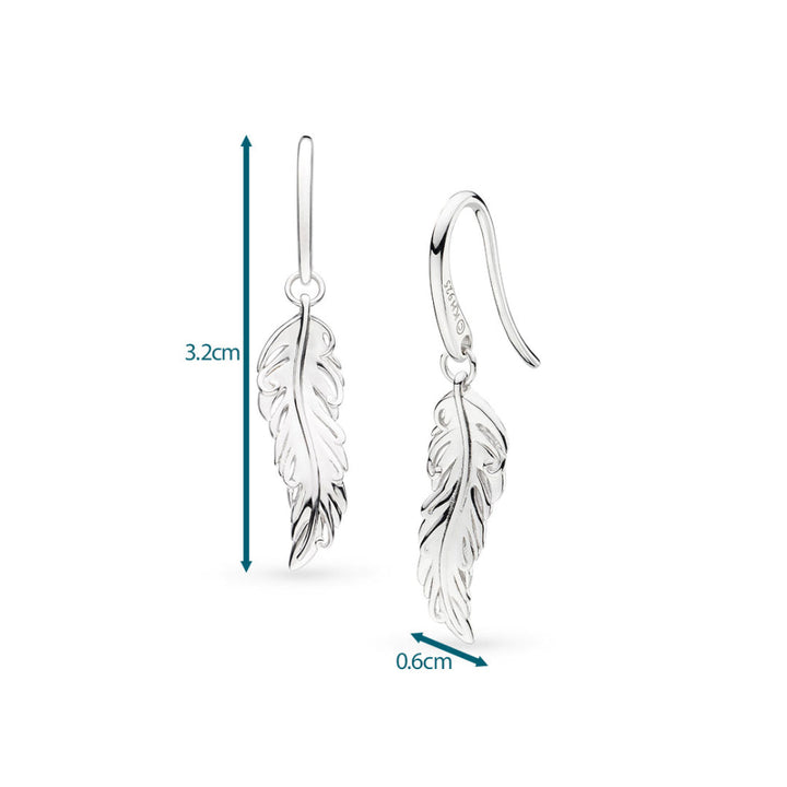 2025 Feather Wisp Drop Earrings image 2