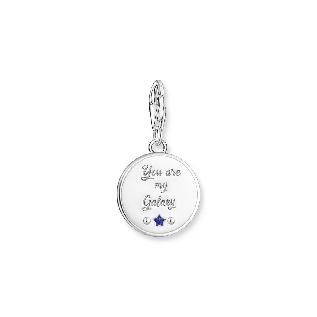 Thomas Sabo Silver Galaxy Multicoloured Enamel Charm