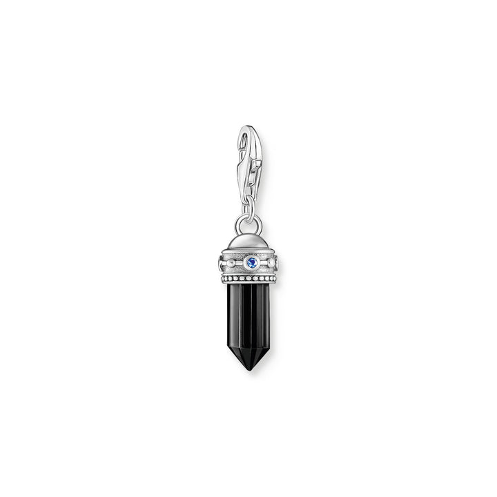 Thomas Sabo Silver Hexagon Black Onyx Charm