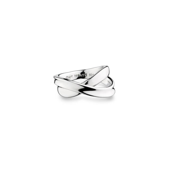 Kit Heath Silver Serenity Grande Crossover Ring