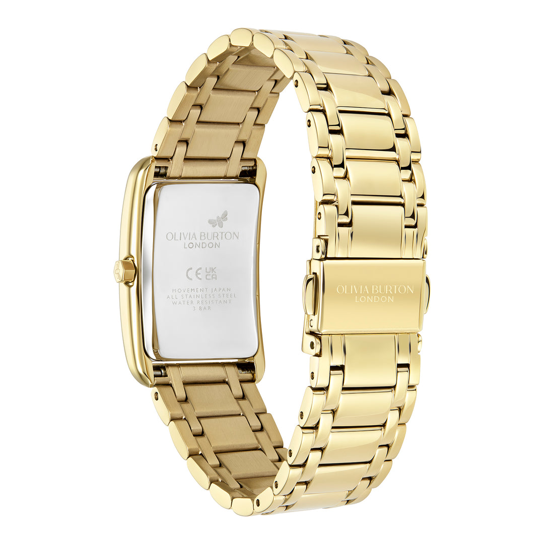 Olivia Burton Gold Grove Green Dial Watch