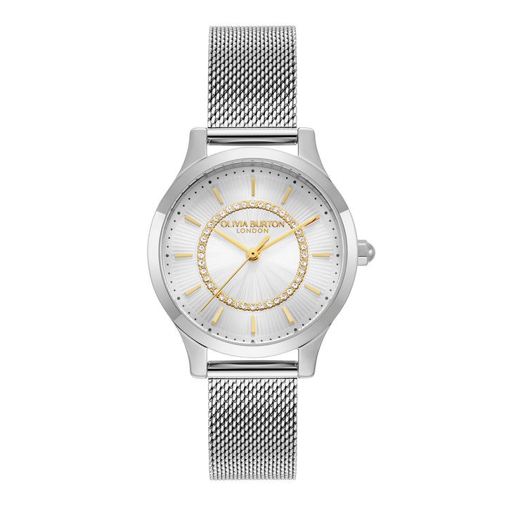 Olivia Burton Silver Wonderlust White Dial Watch