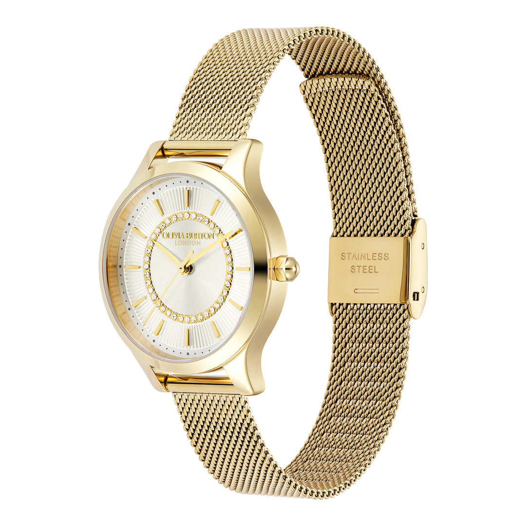 Olivia Burton Gold Wonderlust Gold Dial Watch