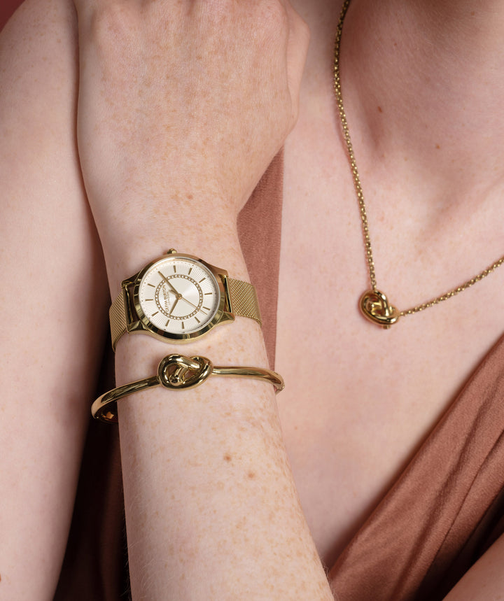 Olivia Burton Gold Wonderlust Gold Dial Watch