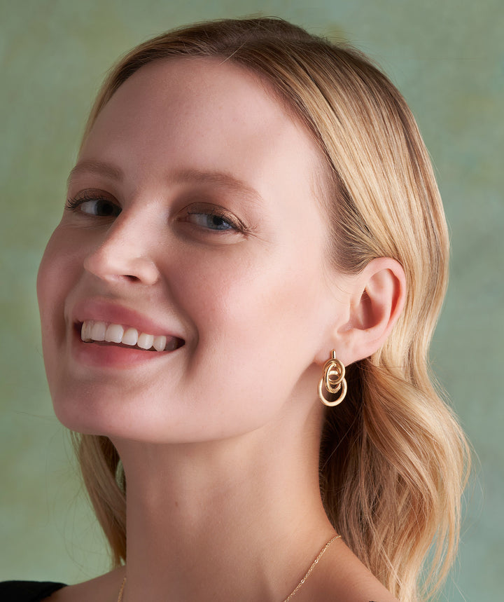 Olivia Burton Gold Classic Encircle Earrings