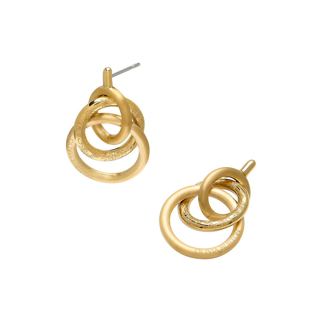 Olivia Burton Gold Classic Encircle Earrings