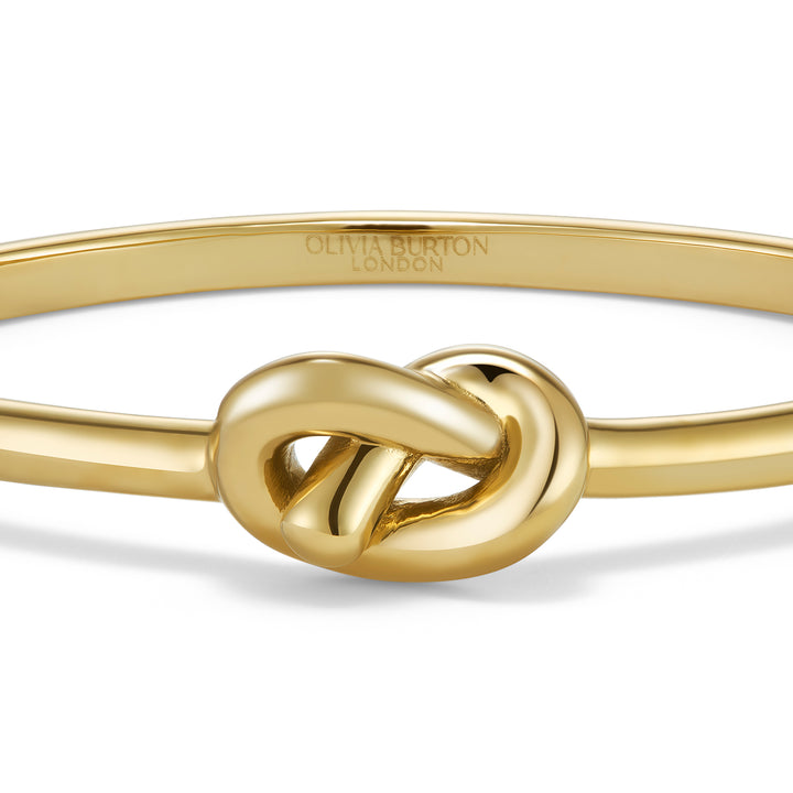 Olivia Burton Gold Lover's Knot Bangle