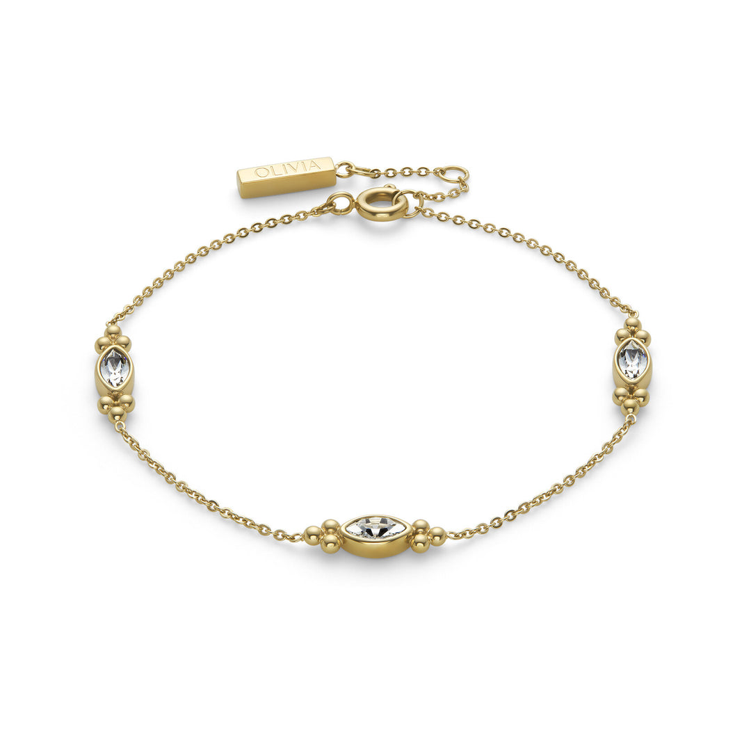 Olivia Burton Gold Dainty Zirconia Bracelet