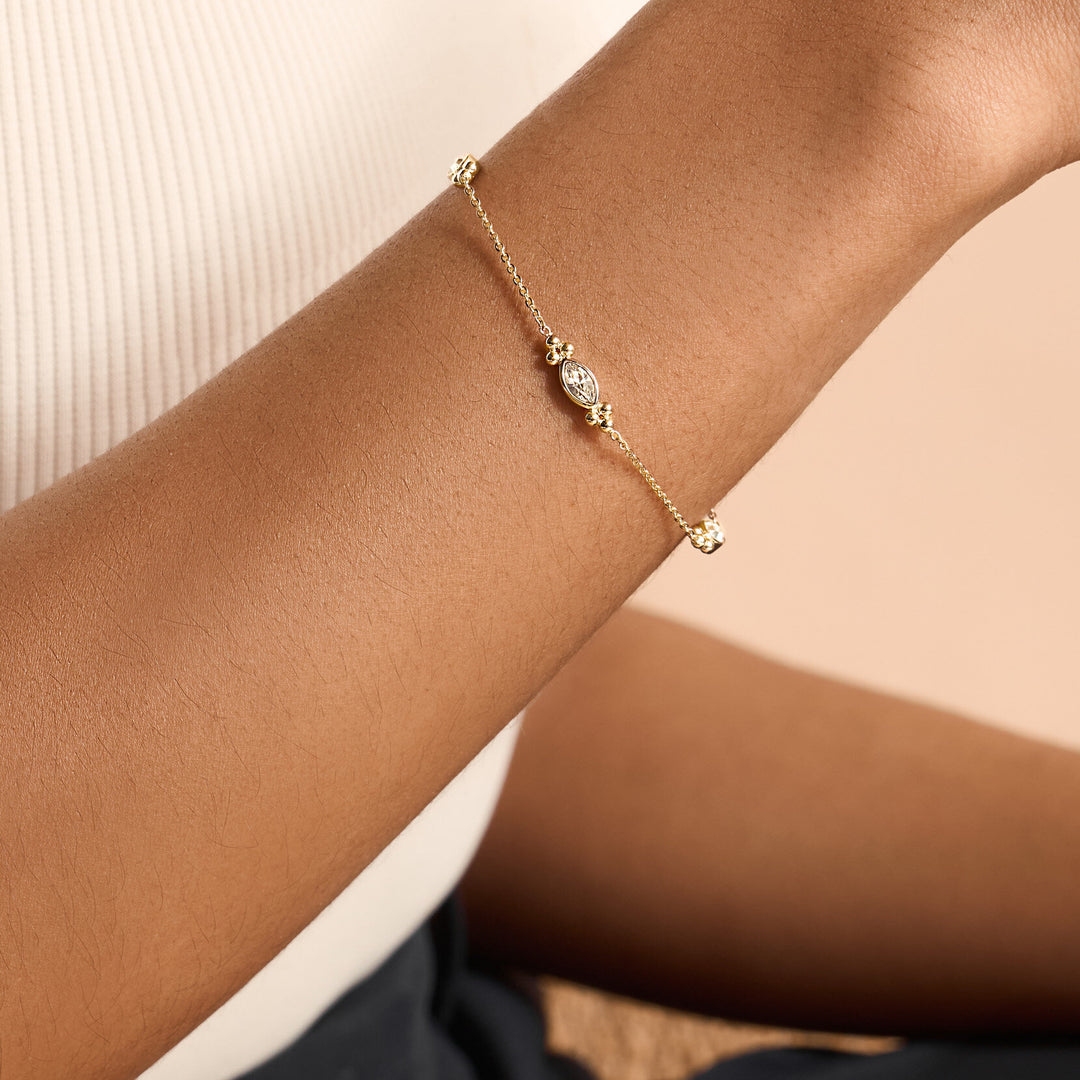 Olivia Burton Gold Dainty Zirconia Bracelet