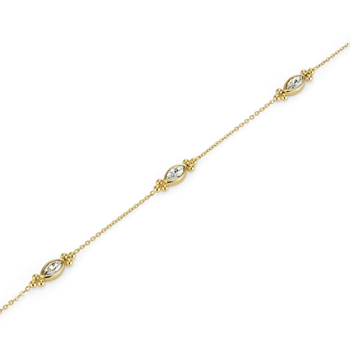 Olivia Burton Gold Dainty Zirconia Bracelet