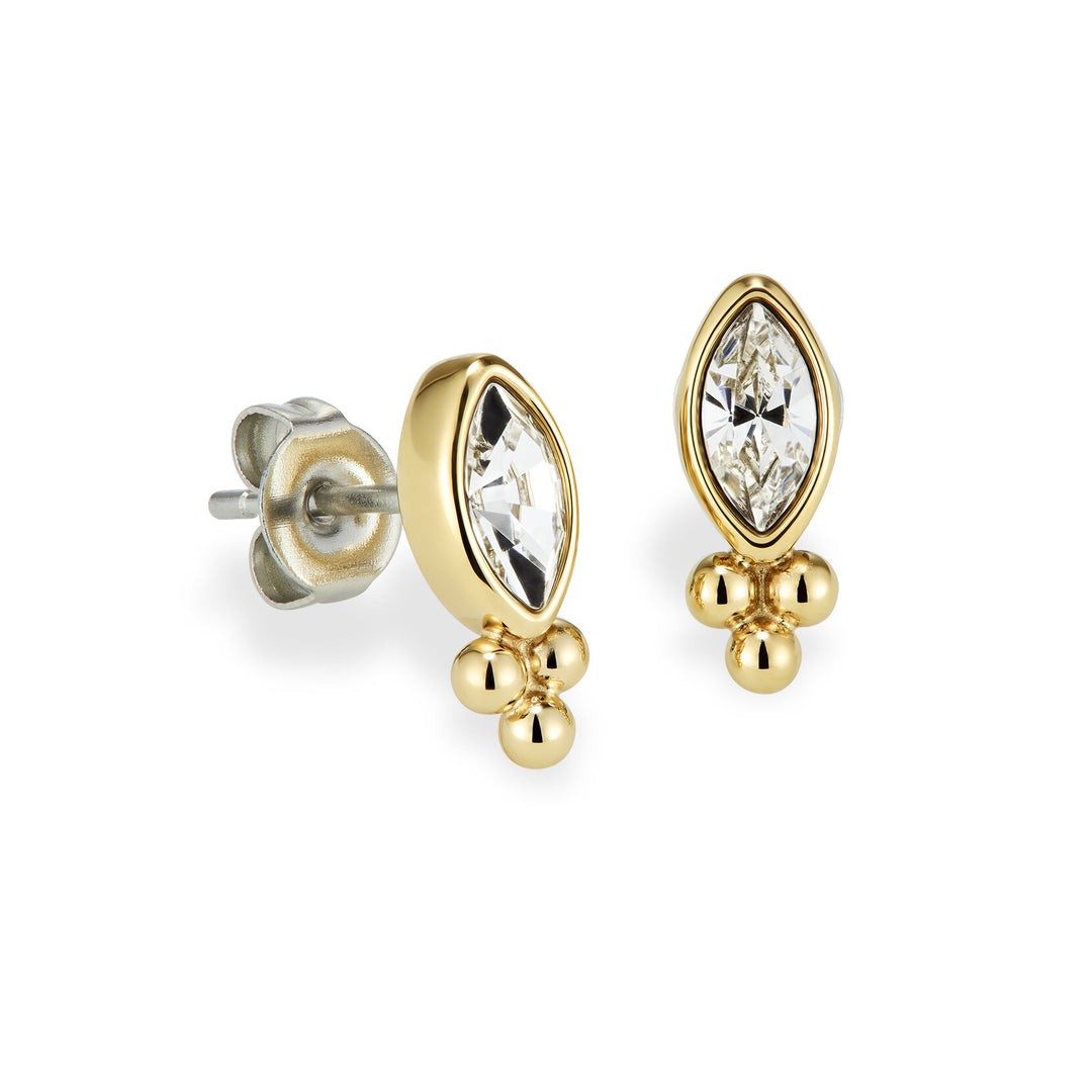 Olivia Burton Gold Dainty Zirconia Stud Earrings