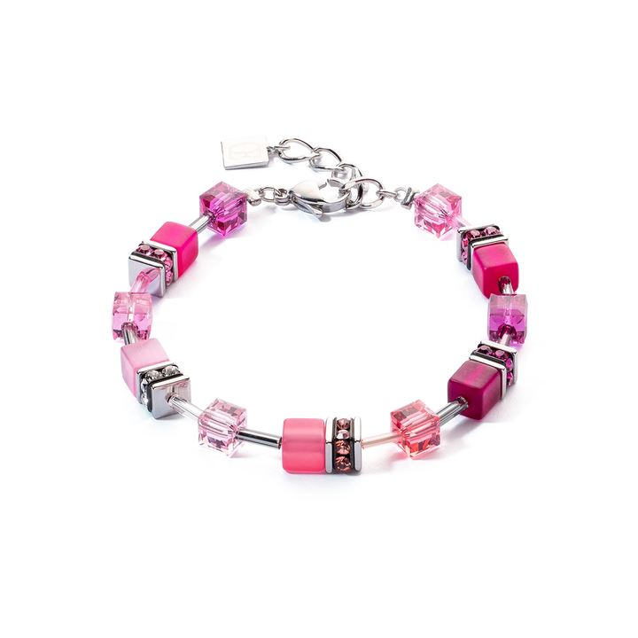 Coeur De Lion Silver GeoCube Iconic Viva Magento Bracelet