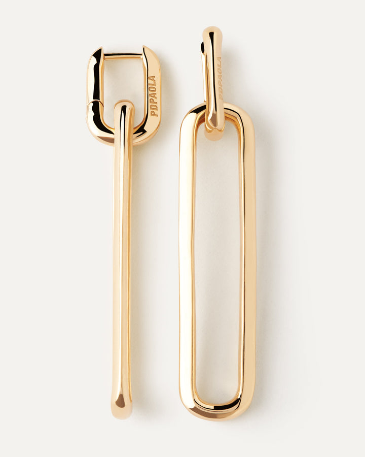 PDPAOLA Gold Rodeo Drop Earrings