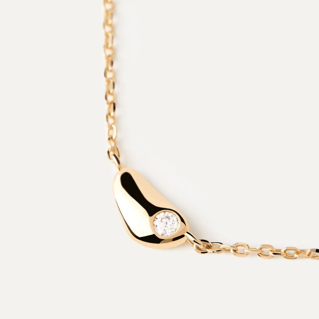 PDPAOLA Gold Delta Necklace