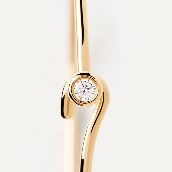 PDPAOLA Gold Siena Bangle