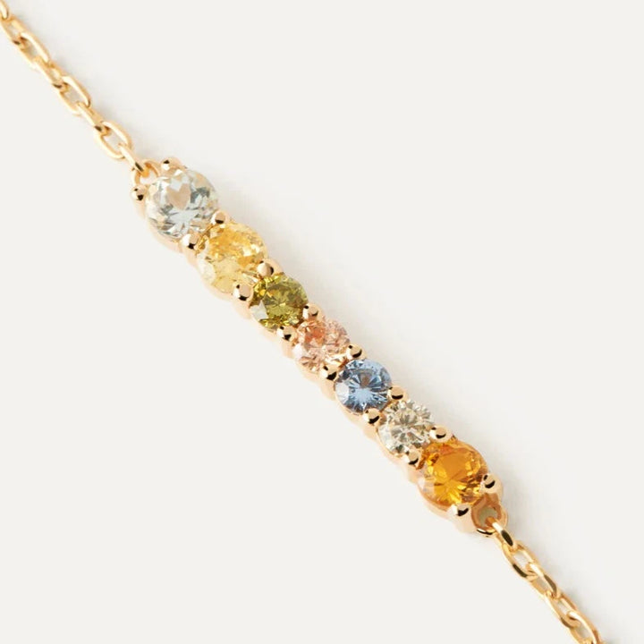 PDPAOLA Gold Rainbow Bracelet