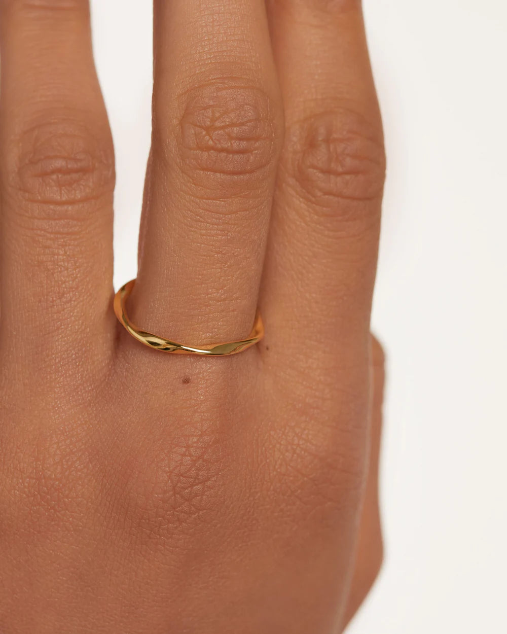 PDPAOLA Gold Spiral Ring