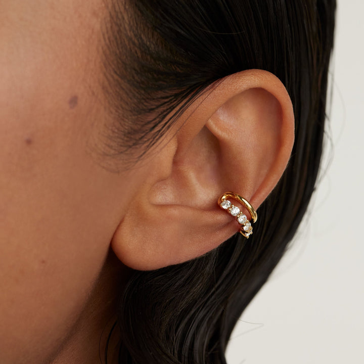 PDPAOLA Gold Alexia Ear Cuff