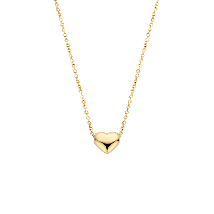 Blush 14ct Solid Gold Heart Pendant Necklace