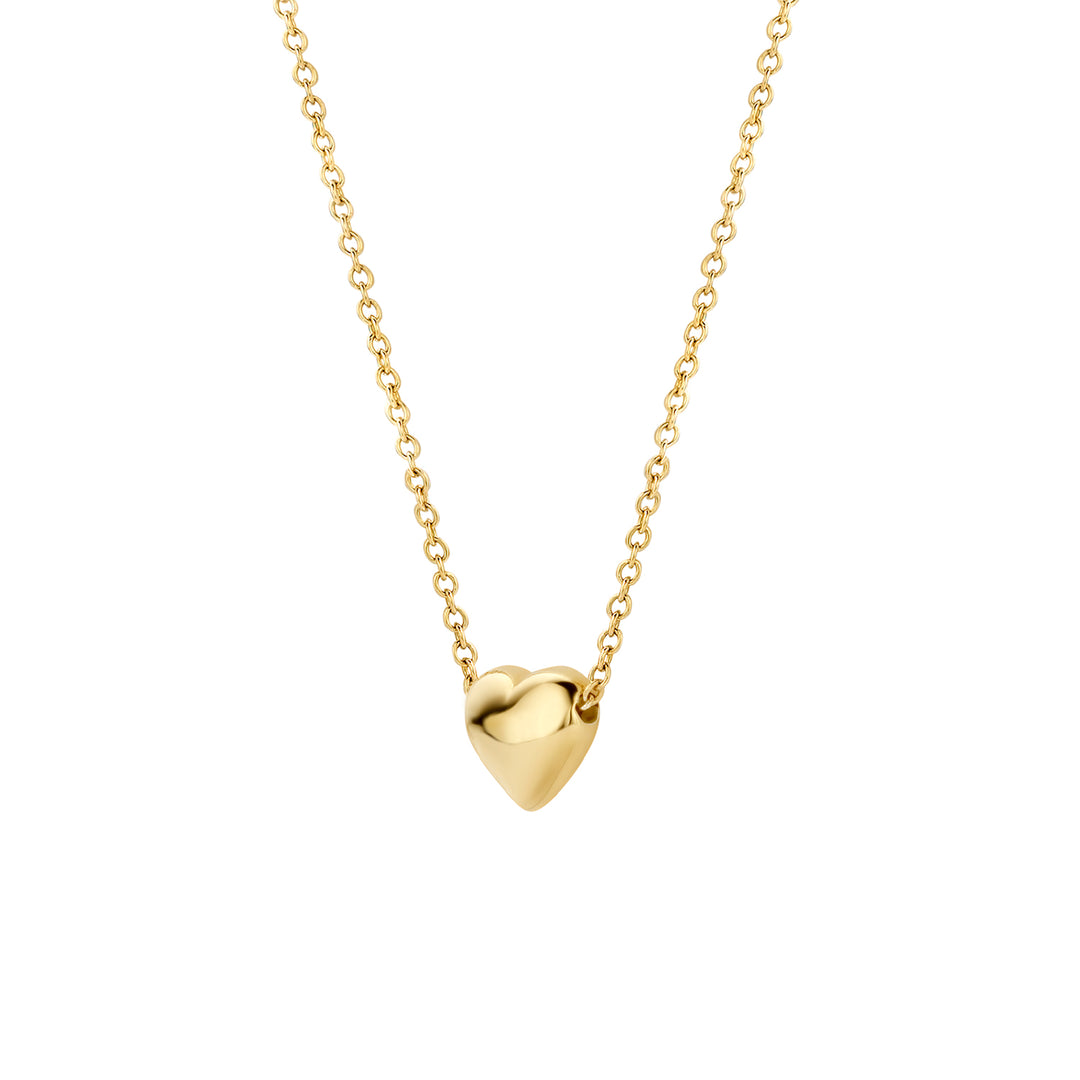 Blush 14ct Solid Gold Heart Pendant Necklace