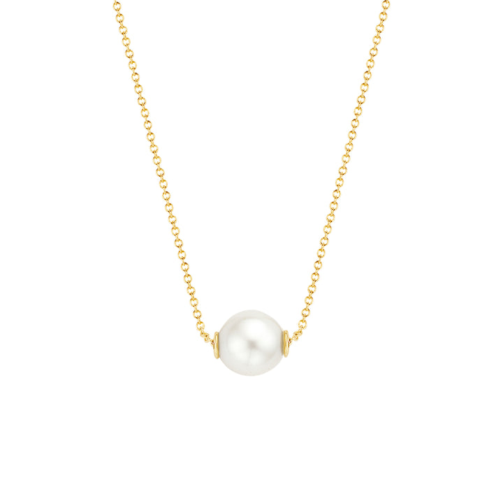 Blush 14ct Solid Gold Pearl Pendant Necklace