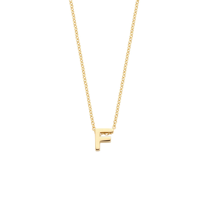 Blush 14ct Solid Gold Letter Pendant Necklace