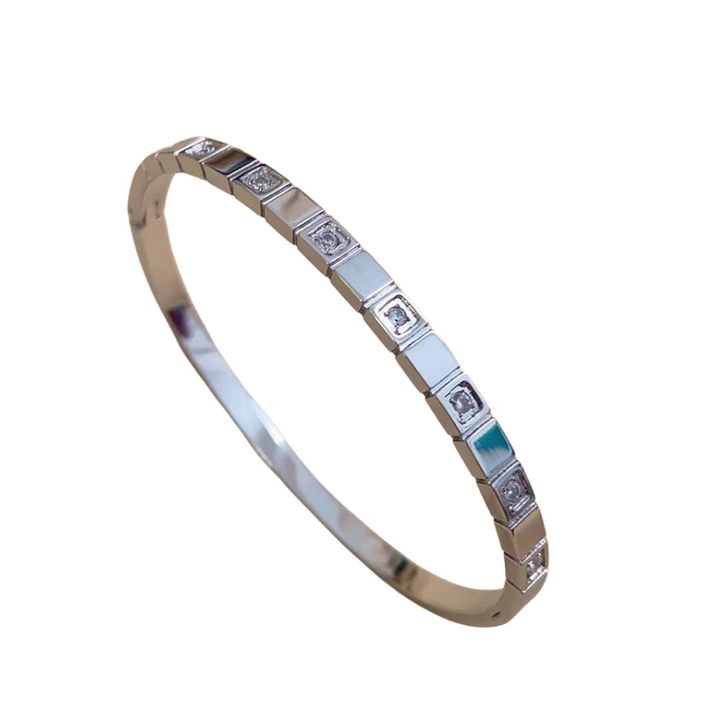 Mococo Essentials Silver Sparkle Bangle