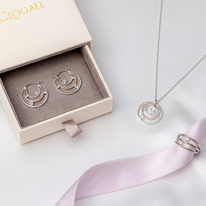 Clogau Awyr Y Nos Drop Earrings