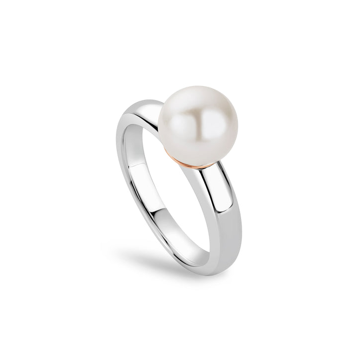 Clogau Welsh Beachcomber Silver Pearl Ring