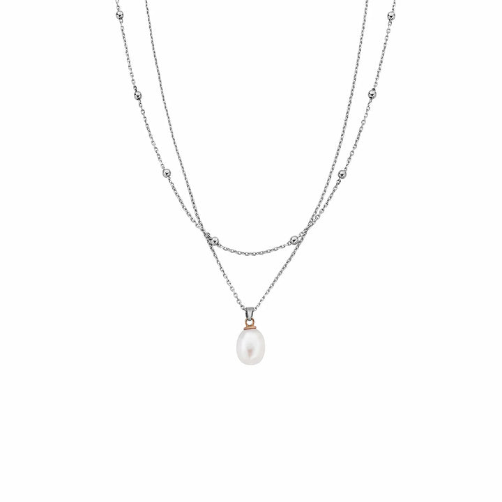 Clogau Nature's Wonder Silver Beachcomber Layered Necklace