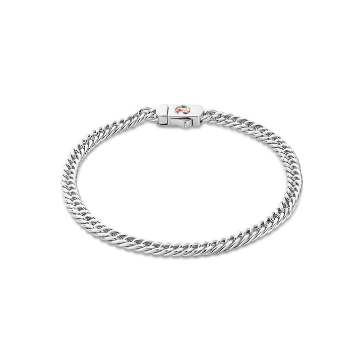 Clogau Tree Of Life Insignia Silver Curb Chain Bracelet