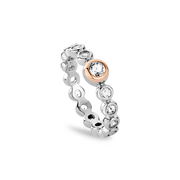 Clogau Silver Celebration Tennis Ring