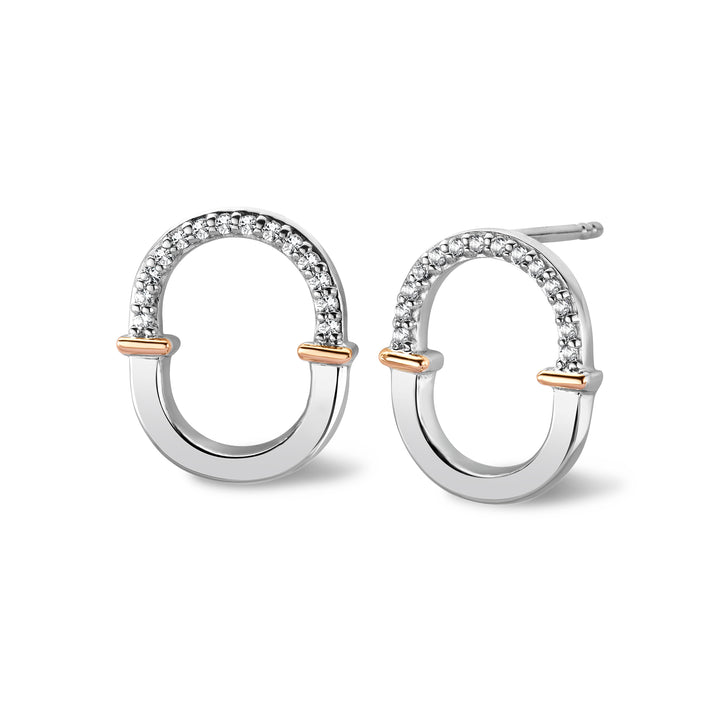 Clogau Connection Silver Earrings