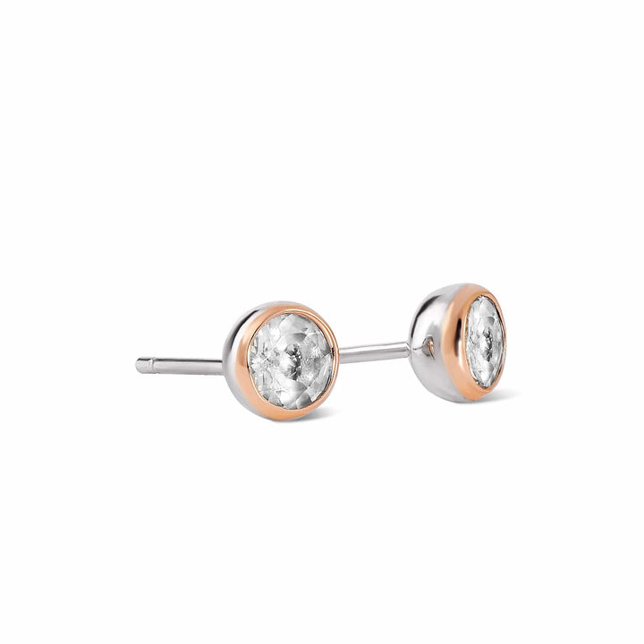 Clogau Celebration White Topaz Stud Earrings