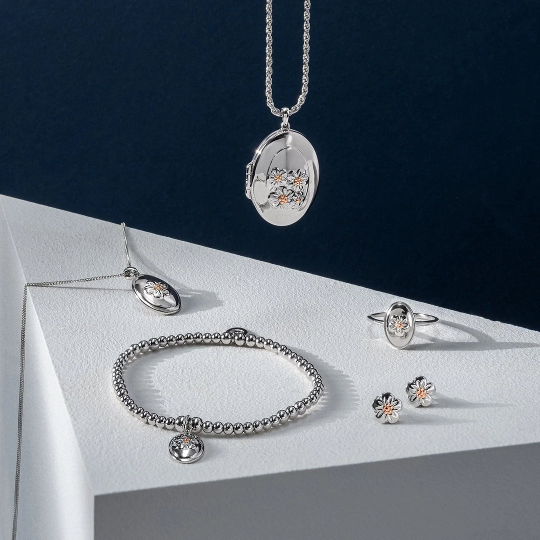 Clogau Forget Me Not Locket Necklace