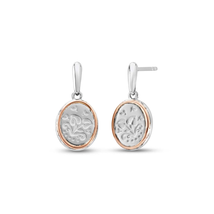 Clogau Silver Tree of Life Filigree Earrings